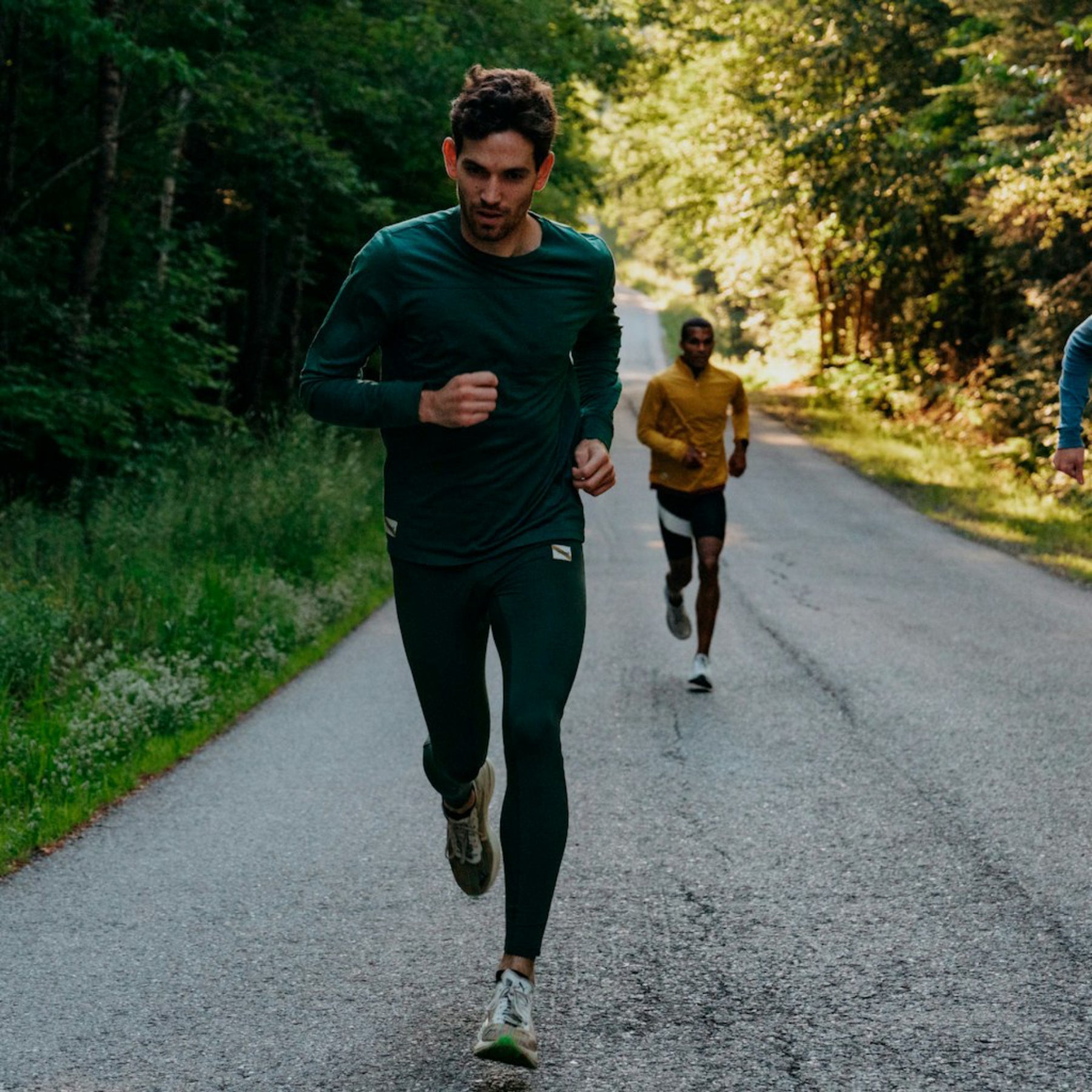 Tracksmith Turnover Tights (Lined) Mens - Black - Frontrunner Colombo